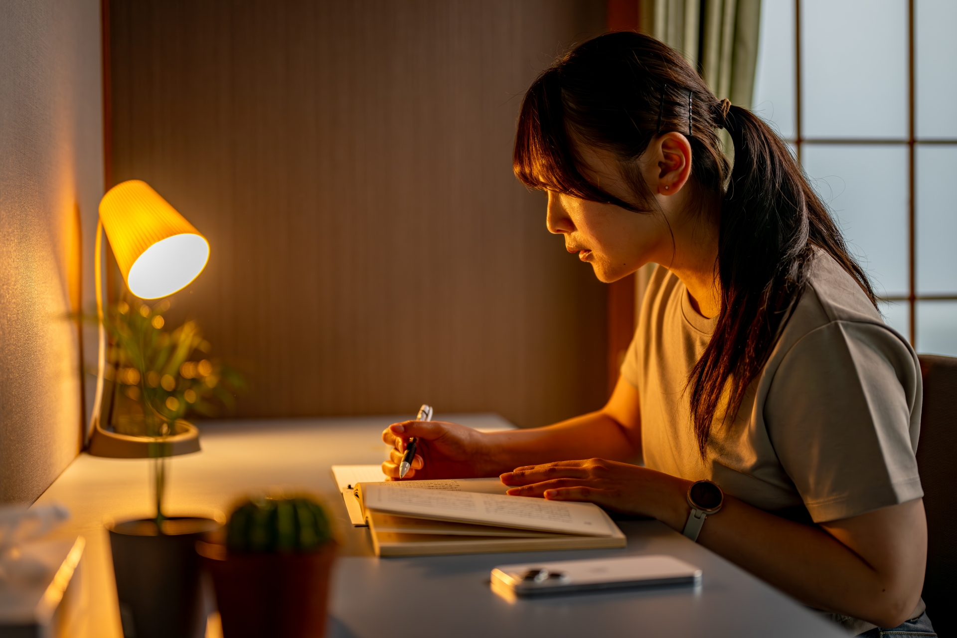 時間帯「夜」の勉強について